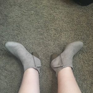 Like-New Faux Suede Booties